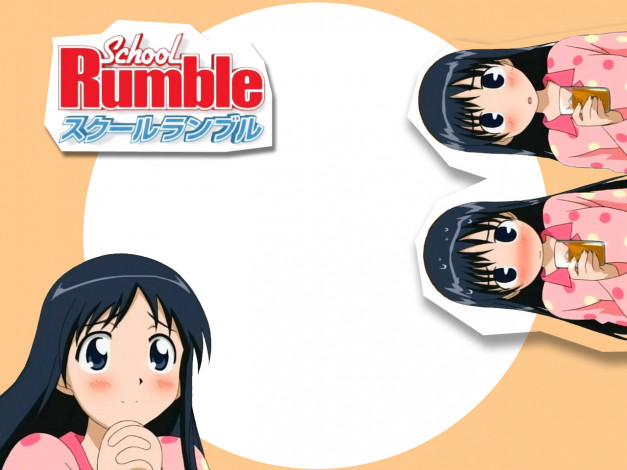 Обои картинки фото аниме, school, rumble