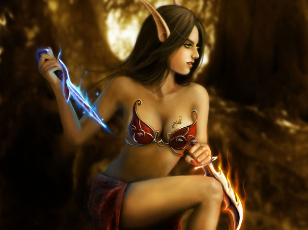 Обои картинки фото фэнтези, эльфы