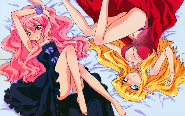 Обои картинки фото аниме, zero, no, tsukaima