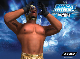 обоя wwe, smackdown, here, comes, the, pain, видео, игры