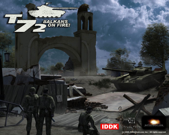 Обои картинки фото 72, balkans, on, fire, видео, игры