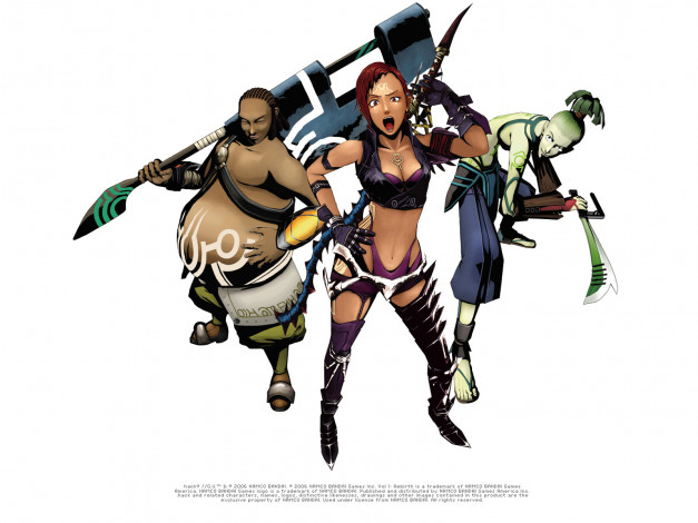 Обои картинки фото dot, hack, vol, rebirth, видео, игры