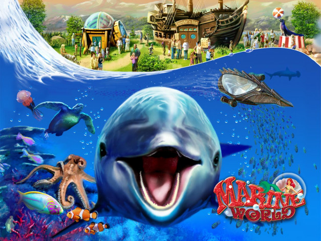 Обои картинки фото wildlife, park, marine, world, видео, игры