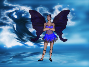 Картинка 3д графика elves эльфы девушка