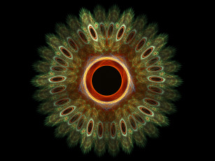 Картинка 3д графика fractal фракталы узор