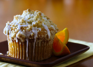 Картинка еда пирожные кексы печенье кекс апельсин цедра