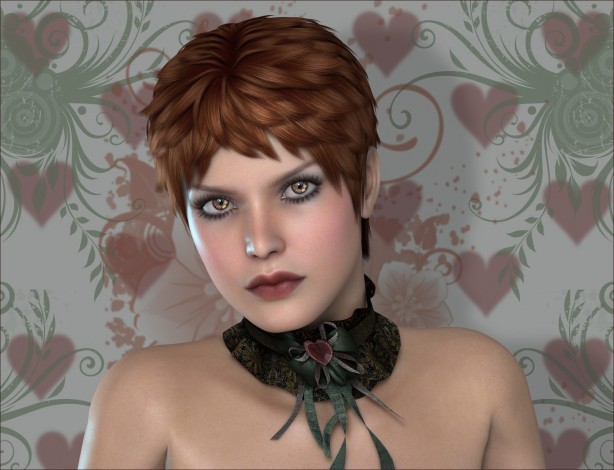 Обои картинки фото 3д, графика, portraits, портрет, лицо