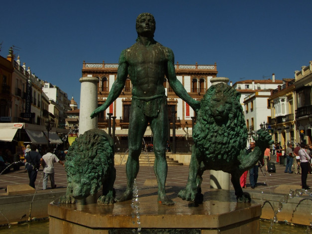 Обои картинки фото города, фонтаны, ронда, андалусия