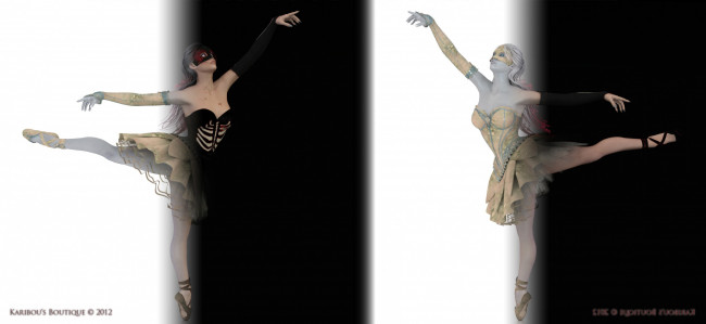 Обои картинки фото 3д, графика, people, люди, балерины