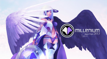 Картинка видео+игры ~~~другое~~~ оружие рог крылья девушка