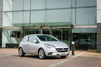 обоя автомобили, vauxhall, corsavan, e, 2015г, светлый