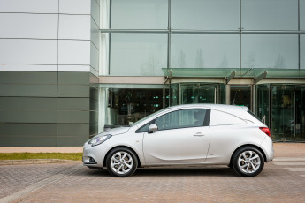 обоя автомобили, vauxhall, corsavan, e, 2015г, светлый