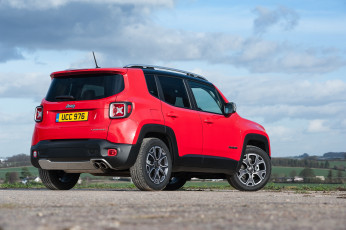 Картинка автомобили jeep 2015г uk-spec renegade limited красный