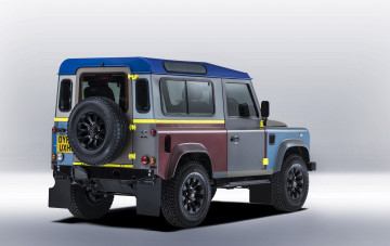 Картинка автомобили land-rover land rover defender 90 by paul smith 2015г