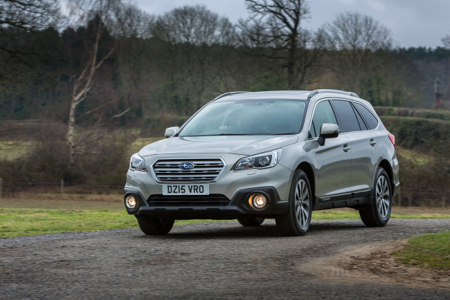 Обои картинки фото автомобили, subaru, outback, 2-0d, uk-spec, 2015г