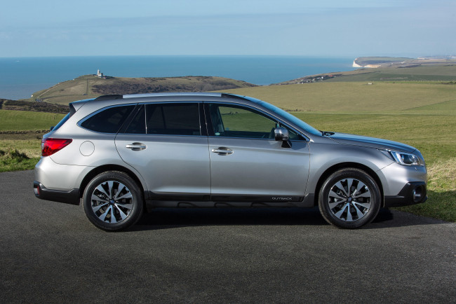 Обои картинки фото автомобили, subaru, outback, 2-0d, uk-spec, 2015г
