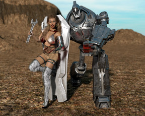 Картинка 3д+графика фантазия+ fantasy взгляд фон девушка