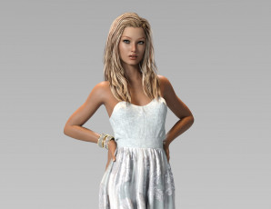 Картинка 3д+графика люди+ people фон взгляд девушка