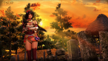 Картинка 3д+графика люди+ people фон взгляд девушка