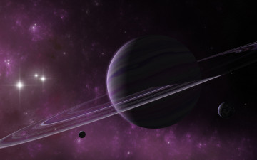 Картинка космос арт галактика звезды планеты вселенная