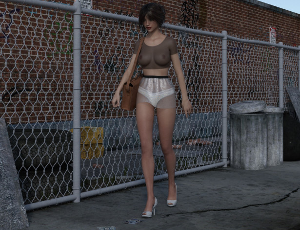 Обои картинки фото 3д графика, люди , people, взгляд, фон, девушка