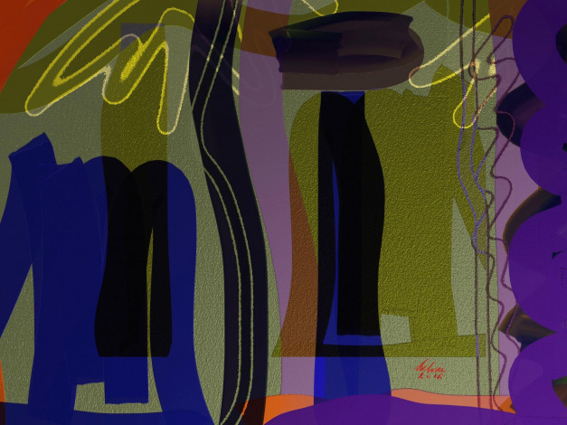 Обои картинки фото векторная графика, графика , graphics, линии, цвет, формы, холст, абстракция