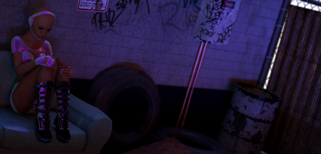 Обои картинки фото 3д графика, фантазия , fantasy, фон, взгляд, девушка