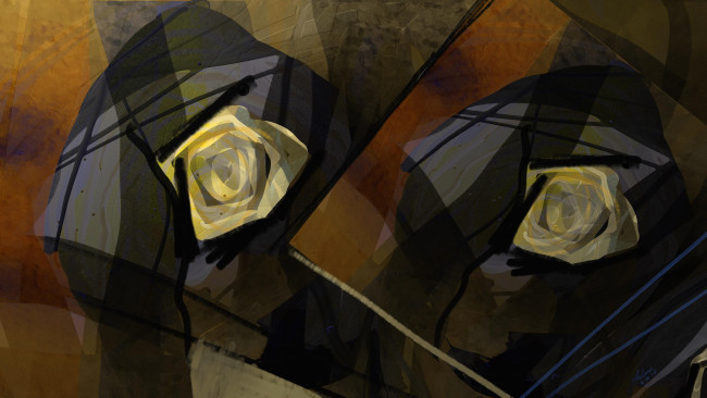 Обои картинки фото векторная графика, графика , graphics, линии, цвет, формы, холст, абстракция