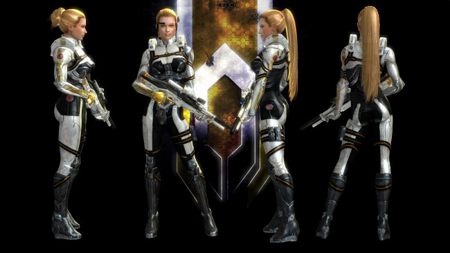 Обои картинки фото видео игры, mass effect - occitania,  dae hyun and cassius, персонажи