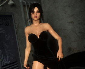 Картинка 3д+графика люди+ people девушка взгляд фон