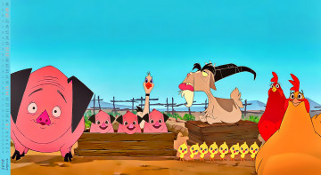 Картинка календари кино +мультфильмы козел поросенок животное