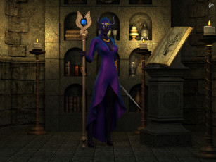 Картинка 3д+графика эльфы+ elves взгляд фон эльфийка