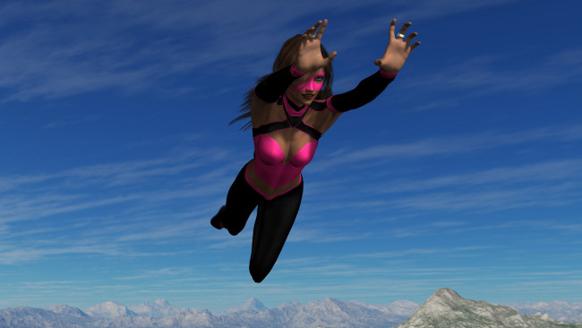 Обои картинки фото 3д графика, фантазия , fantasy, фон, взгляд, девушка