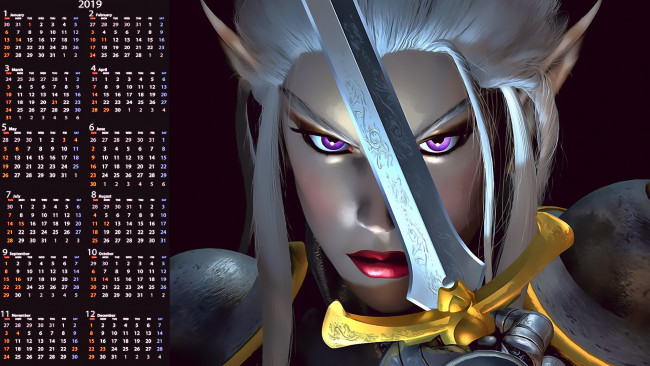 Обои картинки фото календари, видеоигры, девушка, оружие, лицо