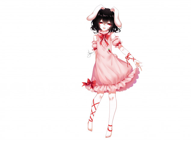 Обои картинки фото sheya, аниме, touhou, девушка