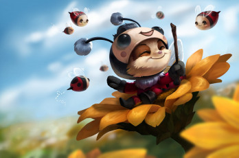 Картинка видео+игры league+of+legends костюм цветы пчелы teemo