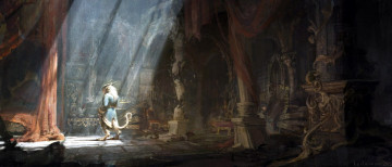 Картинка рисованное кино +мультфильмы чудовище камзол комната