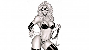 Картинка рисованное elberty+oliveira девушка фон маска крюк