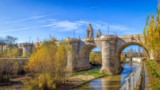 Обои картинки фото toledo bridge, города, мадрид , испания, toledo, bridge