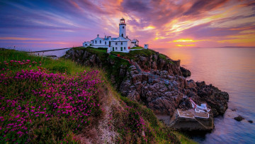 Картинка fanad+head+lighthouse ireland природа маяки fanad head lighthouse
