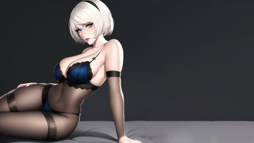 Картинка видео+игры nier +automata automata