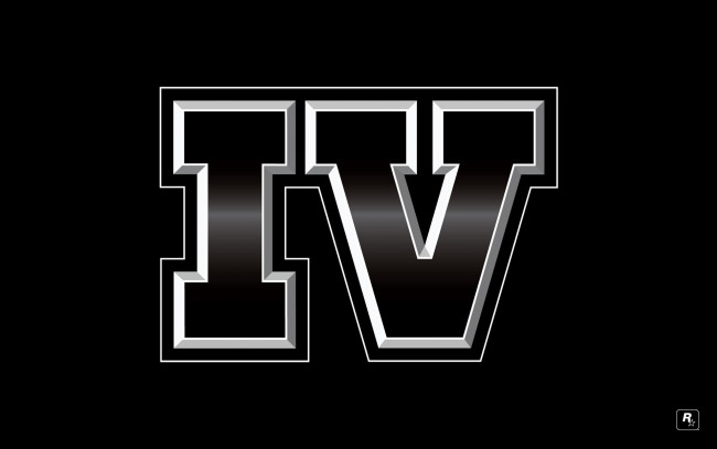 Обои картинки фото видео игры, grand theft auto iv, цифра, черный, фон