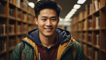 Картинка 3д 3д+графика люди+ people студент