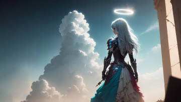 Картинка фэнтези ангелы нейросети графика нейроарт ai art нейронные сети рисунки нейро искусство нейрографика graphics neuroart neural networks drawings neuro neurography