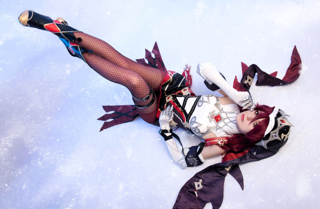 Обои картинки фото девушки, momo, образ, костюм, косплей, наряд