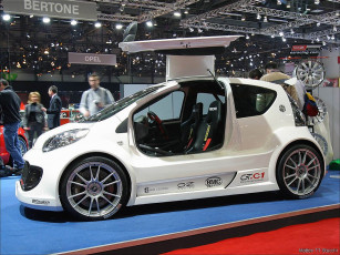 Картинка citroen c1 gt автомобили выставки уличные фото