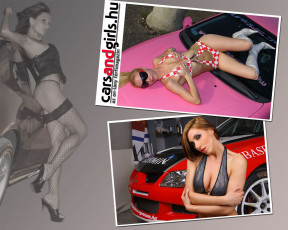 Картинка автомобили авто девушками