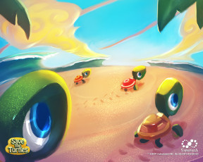 Картинка save the turtles видео игры