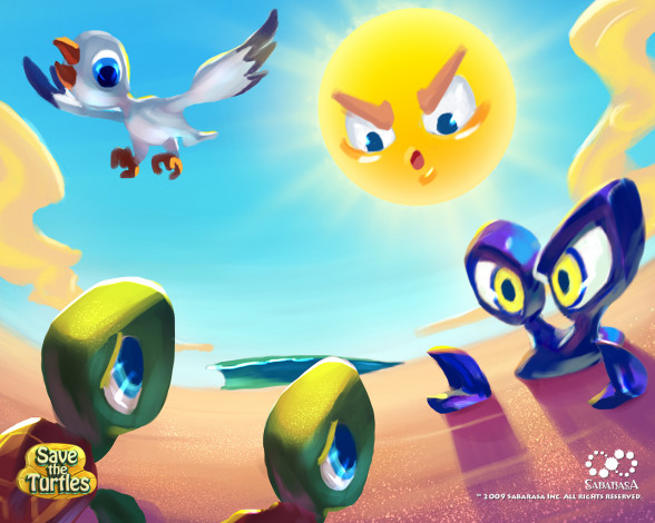 Обои картинки фото save, the, turtles, видео, игры