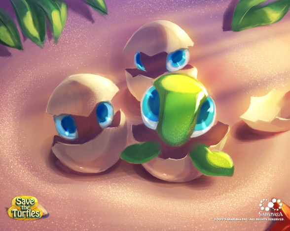 Обои картинки фото save, the, turtles, видео, игры